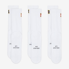 Meia Nike Everyday Elevate (3 Pares) Cano Médio Unissex - Foto 3