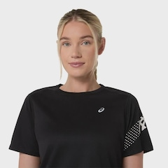 Camiseta ASICS Icon SS Top Feminino - Foto 4