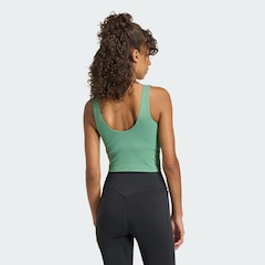 Camiseta Regata adidas Três Listras Studio All Me Light Suporte Feminina - Foto 3