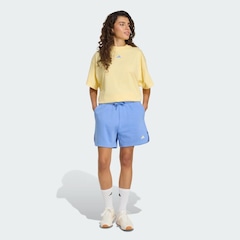 Short adidas 3 Stripes Studio Fleece Loose Feminino - Foto 4