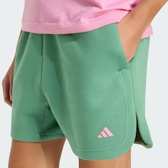 Short adidas 3 Stripes Studio Fleece Loose Feminino - Foto 6