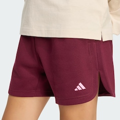 Short adidas 3 Stripes Studio Fleece Loose Feminino - Foto 6