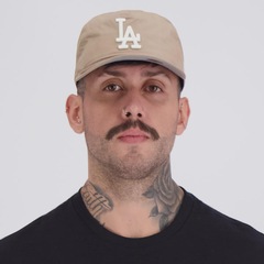 Boné Aba Curva New Era MLB Los Angeles Dodgers Nylon Unissex - Foto 5