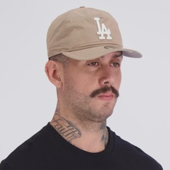 Boné Aba Curva New Era MLB Los Angeles Dodgers Nylon Unissex - Foto 6