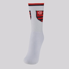 Meia Cano Alto Flamengo Esportiva Escudo FutFanatics - Foto 1