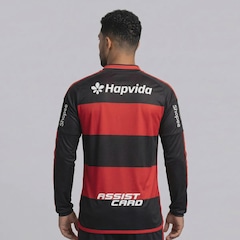 Camisa Do Flamengo I 2026 Manga Longa Campeão Libertadores 2025 adidas Masculina - Foto 2