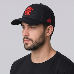Boné Aba Curva Flamengo CRF Snapback adidas Unissex - Foto 5