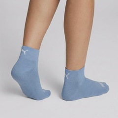 Kit Meia Puma Cano Médio 3 Pares Feminina - Foto 10