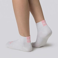 Kit Meia Puma Cano Médio 3 Pares Feminina - Foto 6