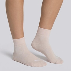 Kit Meia Puma Cano Médio 3 Pares Feminina - Foto 7