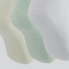 Kit Meia Puma Cano Baixo 3 Pares Feminina - Foto 4