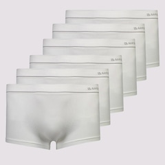 Kit de 6 Cuecas Lupo Microfibra Sem Custura Masculino - Foto 1