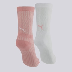 Kit Meia Puma Cano Longo I 2 Pares Feminina - Foto 2