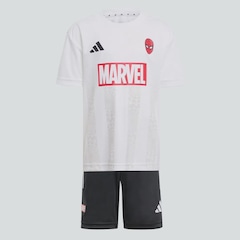 Conjunto Infantil Marvel Homem Aranha adidas - Foto 6
