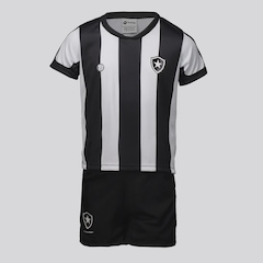 Kit Do Botafogo com Bordado FutFanatics Infantil - Foto 1
