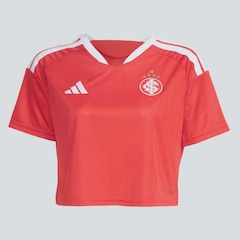 Cropped Feminino Internacional I 2026 adidas - Foto 1