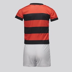 Kit Do Flamengo Baby com Bordado FutFanatics Infantil - Foto 2