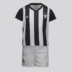 Kit Do Atlético Mineiro Baby com Bordado FutFanatics Infantil - Foto 1