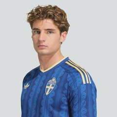 Camisa Masculina Suécia Away 2026 adidas - Foto 6