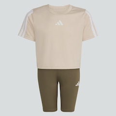 Conjunto Infantil TR-ES 3 Stripes adidas - Foto 4