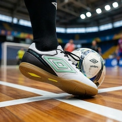 Kit Chuteira Society Adulto Umbro Adamant Masterclass Club e Meião - Foto 7