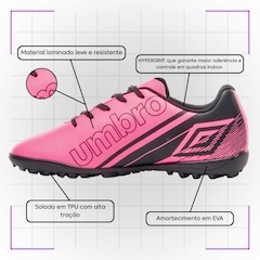 Chuteira Society Infantil Umbro Kick Jr - Foto 3