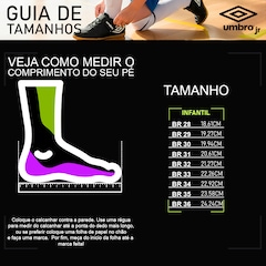 Chuteira Society Infantil Umbro Kick Jr - Foto 5