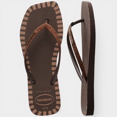 Chinelo Havaianas Slim Glitter Contour - Feminino - Foto 5