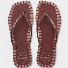 Chinelo Havaianas Slim Glitter Contour - Feminino - Foto 1