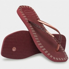 Chinelo Havaianas Slim Glitter Contour - Feminino - Foto 4