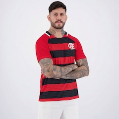 Camiseta do Flamengo Manto Raglan - Masculina - Foto 1