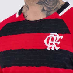 Camiseta do Flamengo Manto Raglan - Masculina - Foto 4