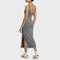 Vestido adidas Maxi Canelado Essential Lavado Black Adulto - Foto 2