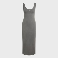 Vestido adidas Maxi Canelado Essential Lavado Black Adulto - Foto 5