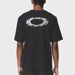 Camiseta Oakley Ellipse Sharp Metal Blackout Masculina - Foto 2