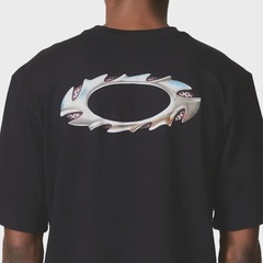 Camiseta Oakley Ellipse Sharp Metal Blackout Masculina - Foto 3