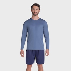 Camiseta Olympikus Essential Manga Longa Masculina - Foto 1