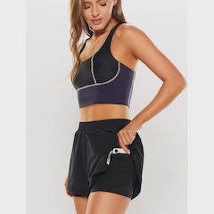 Shorts Cardio Bodyforsure Liso - Feminina - Foto 5