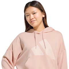 Blusão de Moletom adidas Big Logo com Capuz - Feminino - Foto 3