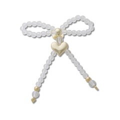 Jibbitz™ Crocs Laço de Contas com Coração - Foto 1