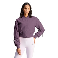 Jaqueta Bomber adidas Cropped de Malha TrueNature adidas by Stella McCartney Feminino - Foto 1