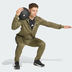 Calça de Malha Adidas Workout Essentials All-Set Três Listras Masculina - Foto 4