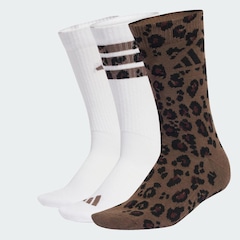 Meia Adidas Leopardo - 3 Pares - Unissex - Foto 3