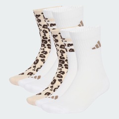 Meia Adidas Leopardo - 3 Pares - Unissex - Foto 2