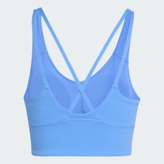 Top Adidas Suporte Leve Três Listras Studio All Me Feminino - Foto 7