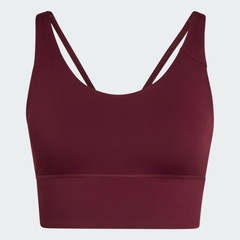 Top Adidas Suporte Leve Três Listras Studio All Me Feminino - Foto 2