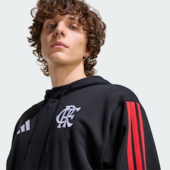 Blusão com Capuz do Flamengo DNA Adidas Masculino - Foto 4