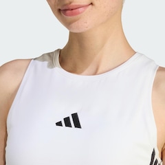 Camiseta REGATA ACOLCHOADA ESSENTIALS TRÊS LISTRAS Adidas Feminina - Foto 6