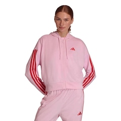 Jaqueta Adidas 3 Stripes com Capuz Feminina - Foto 1
