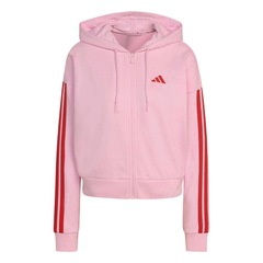 Jaqueta Adidas 3 Stripes com Capuz Feminina - Foto 3